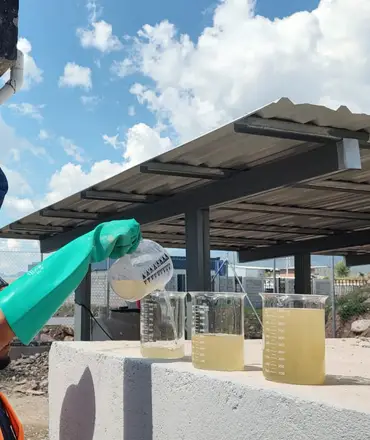 planta de tratamiento de aguas residuales